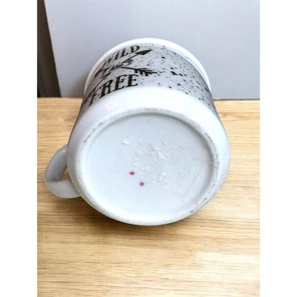 Wild & Free Ceramic Speckled Coffee Mug With Arrow Design - Picture 8 of 8